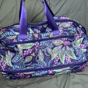 Vera Bradley Rolling Duffle Travel Bag